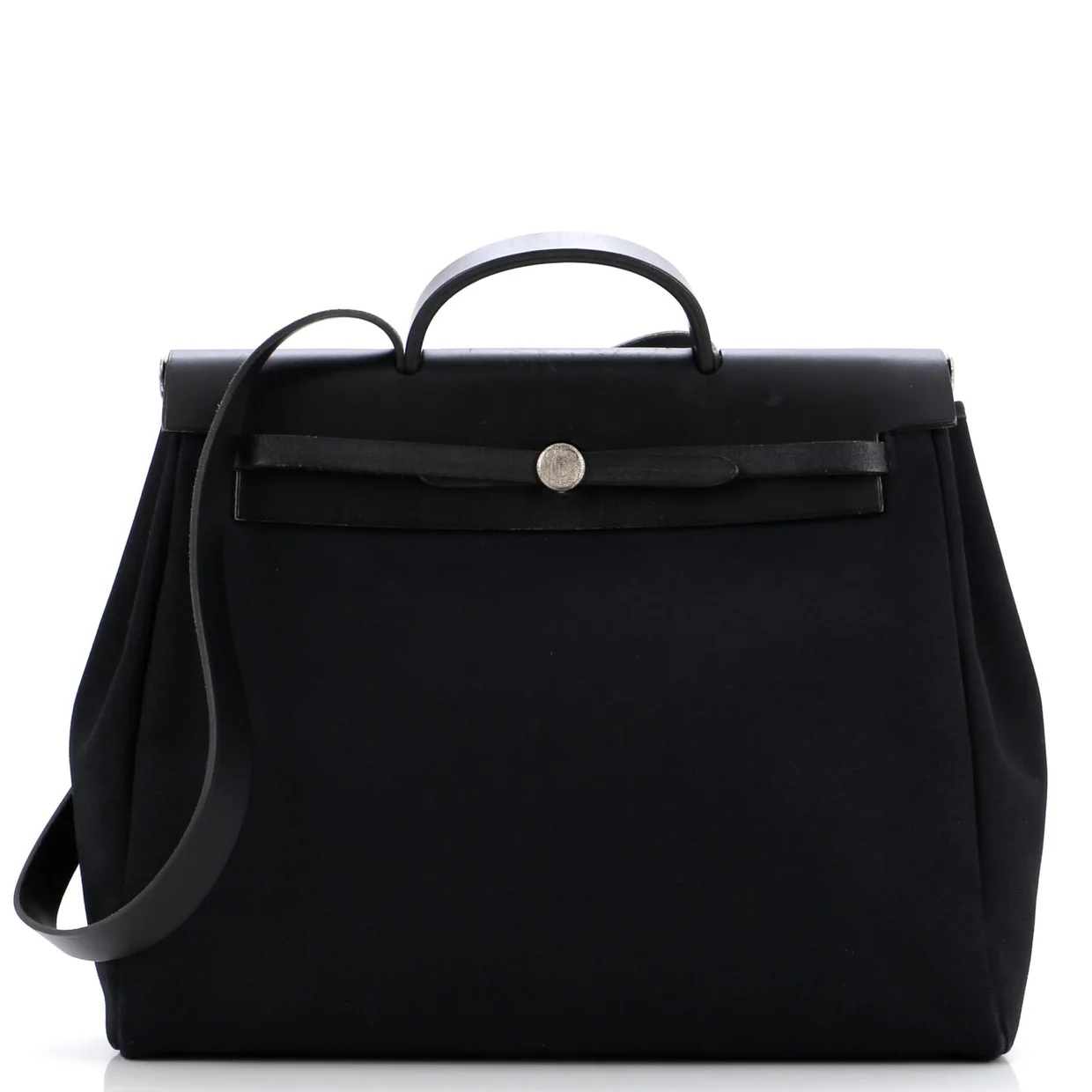 Herbag Toile and Leather MM - Deep Luxury