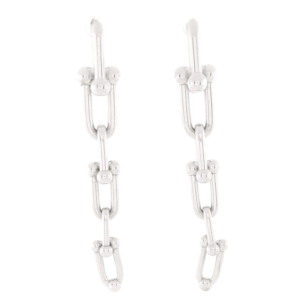 HardWear Graduated Link Earrings Sterling Silver - Deep Luxury