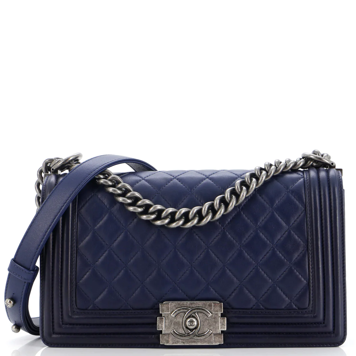 Boy Flap Bag Quilted Lambskin Old Medium - Deep Luxury