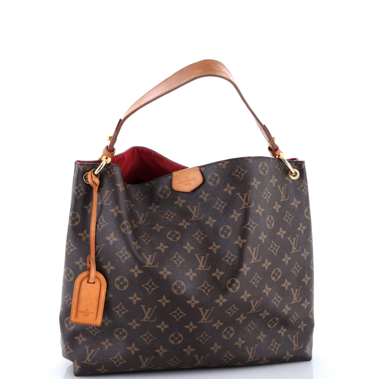 Graceful Handbag Monogram Canvas MM - Deep Luxury