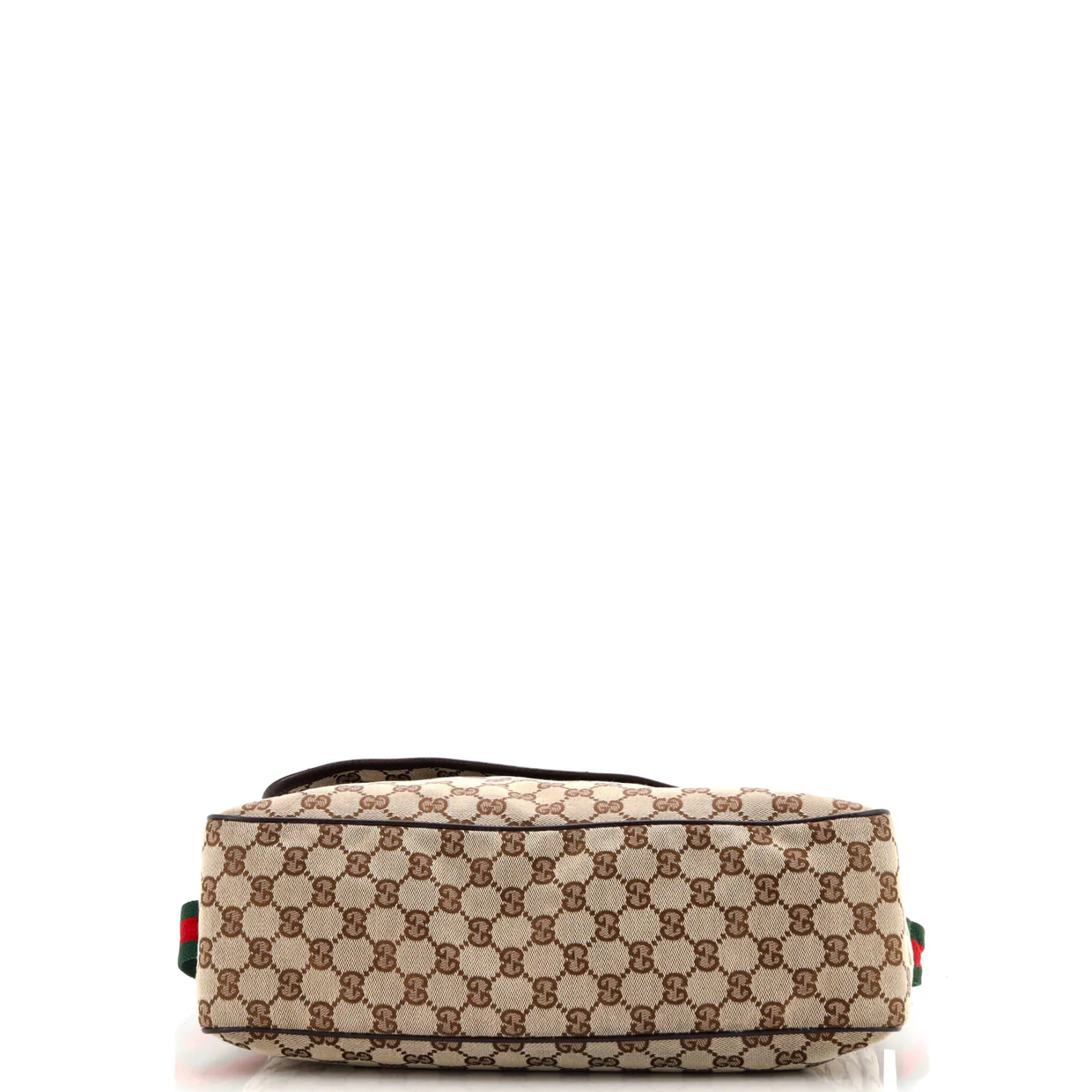 Web Strap Flap Messenger GG Canvas Medium - Deep Luxury