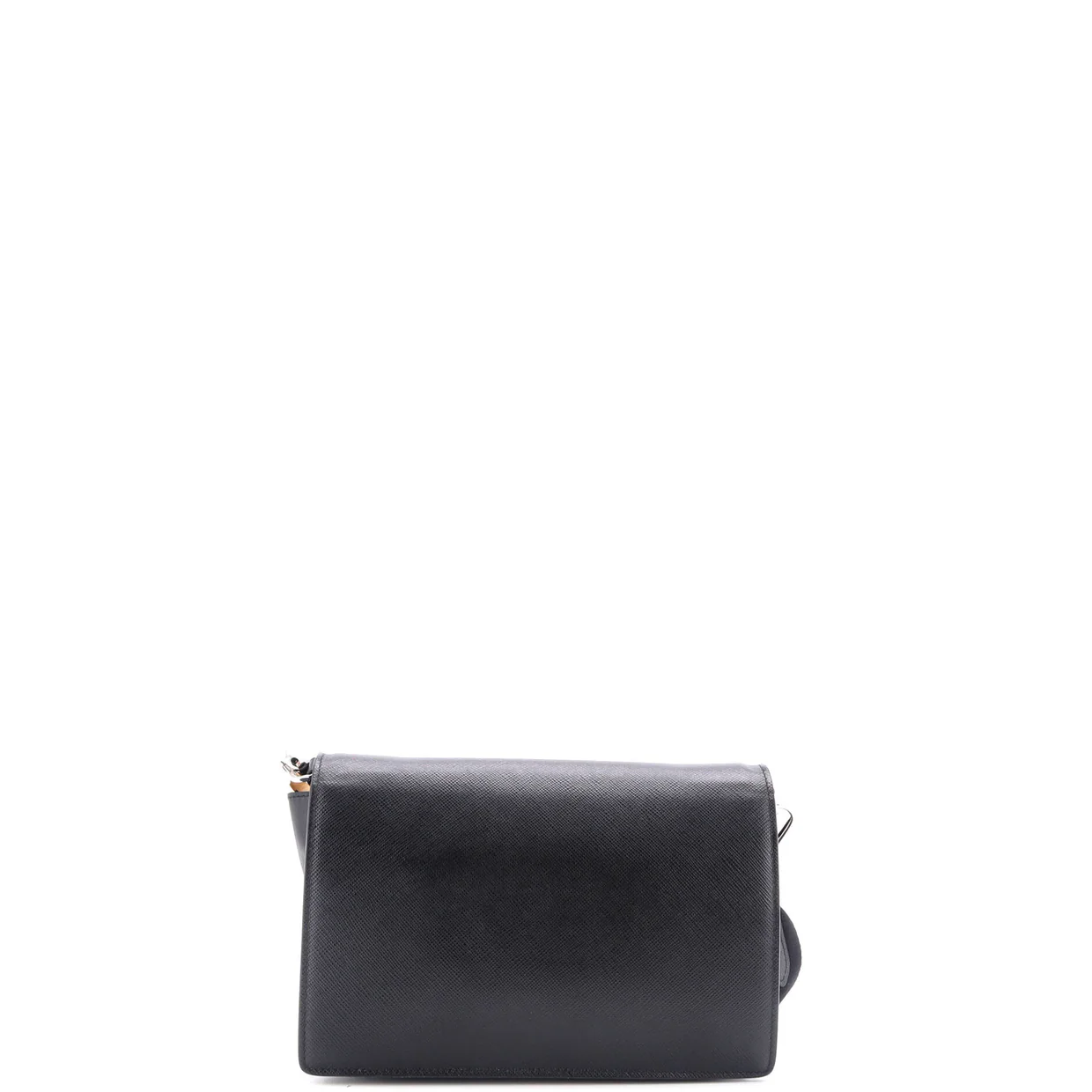 Envelope Flap Bag with Nylon Strap Saffiano with City Calf Mini - Deep Luxury