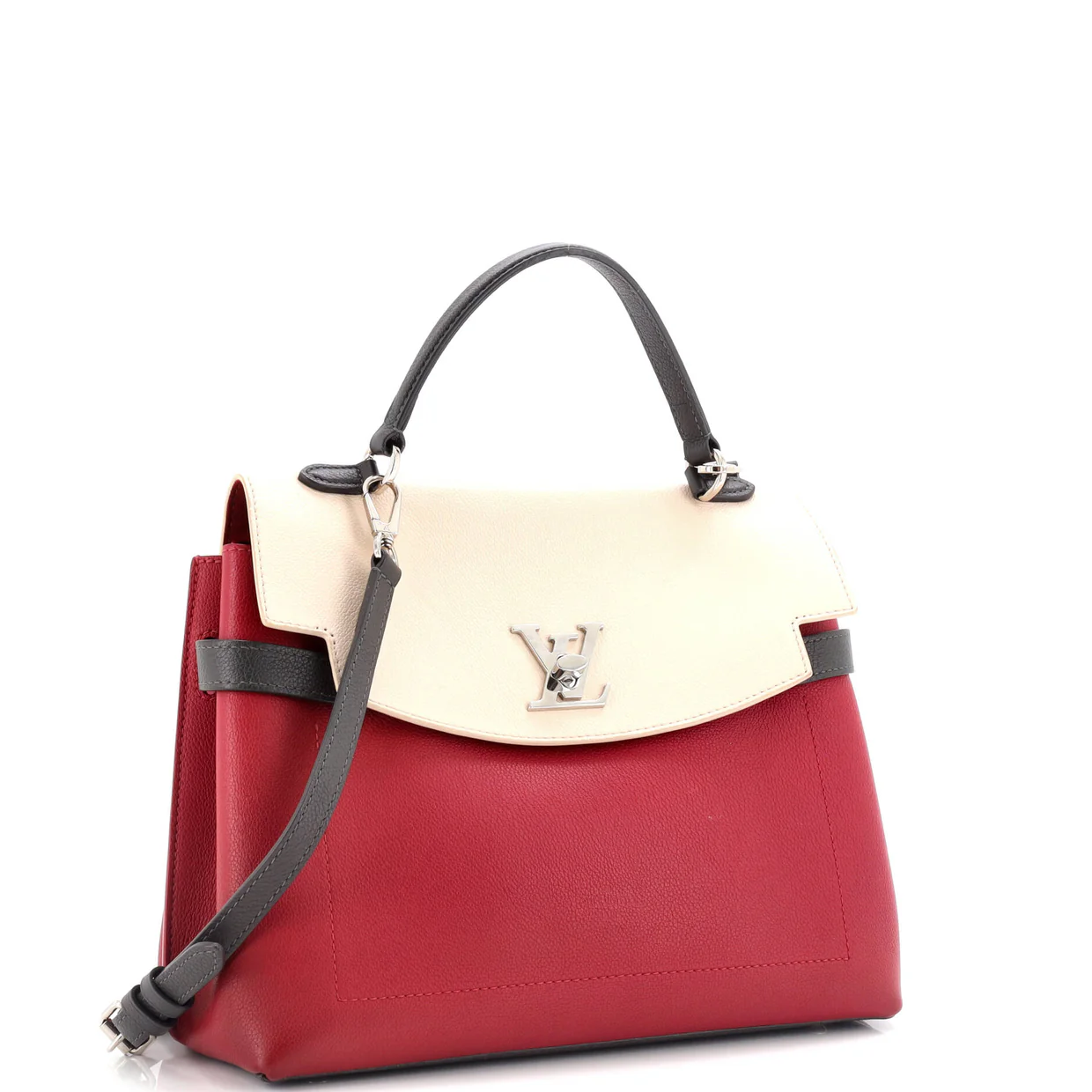 Lockme Ever Handbag Leather MM - Deep Luxury