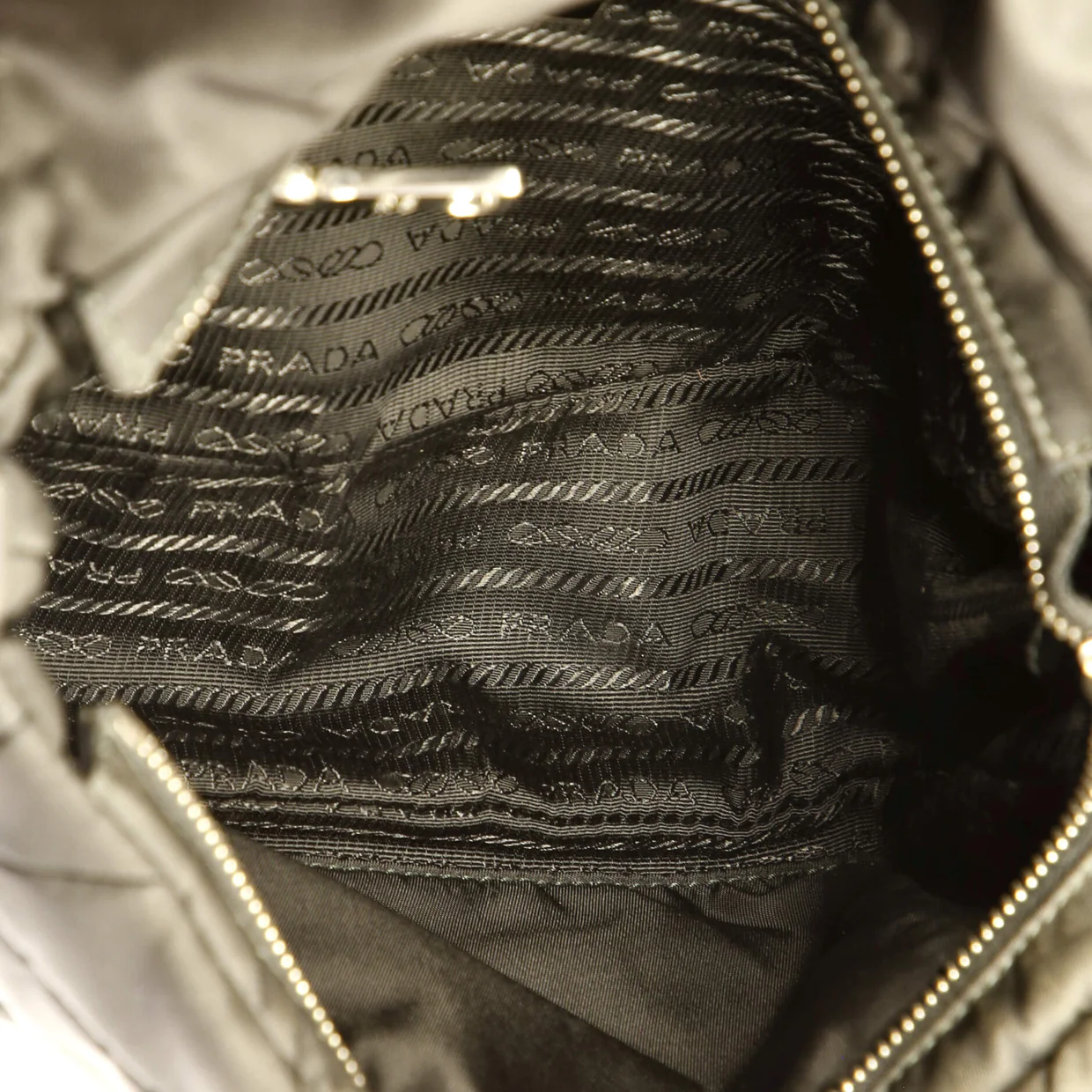 Padded Flap Shoulder Bag Quilted Tessuto - Deep Luxury