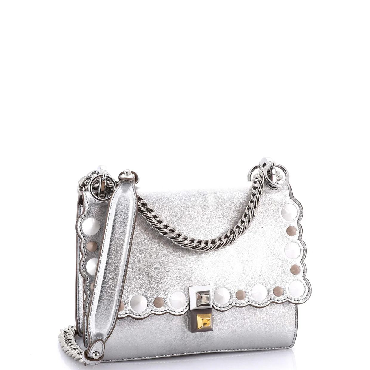 Kan I Bag Studded Leather Small - Deep Luxury