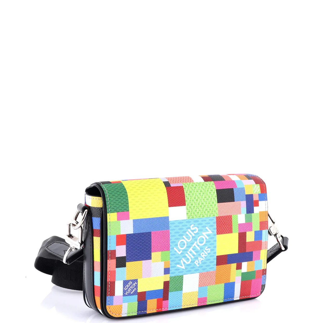 Studio Messenger Bag Limited Edition Multicolor Damier Graphite 3D - Deep Luxury