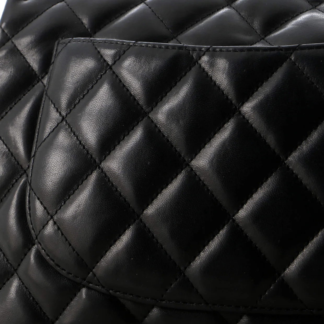 Classic Single Flap Bag Quilted Lambskin Jumbo - Deep Luxury
