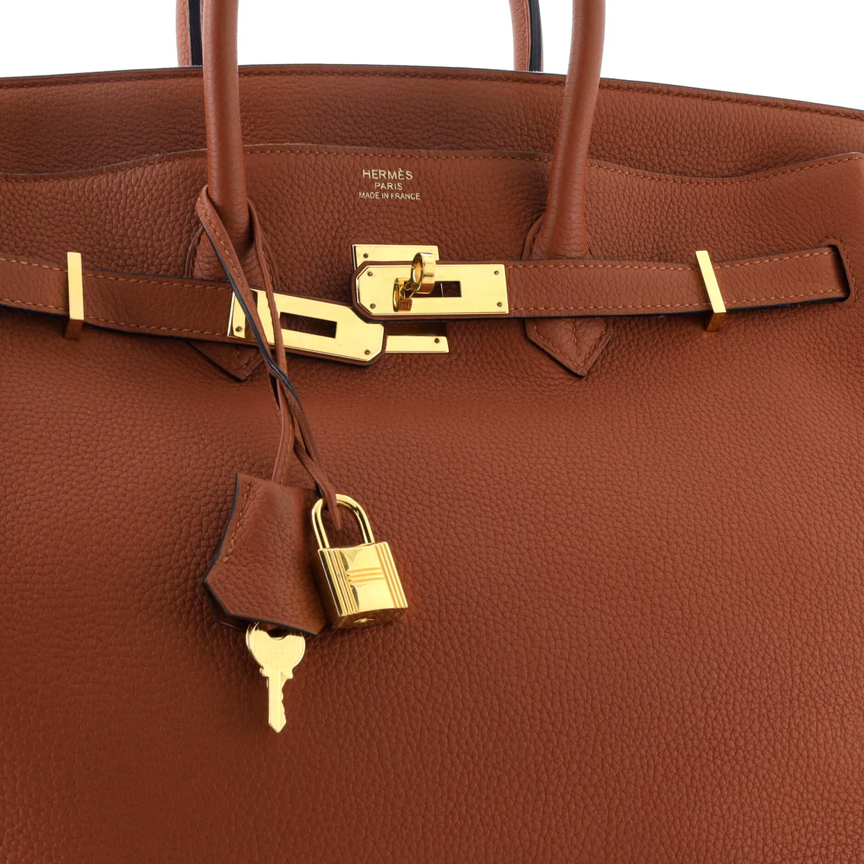 Birkin Handbag Cuivre Togo with Gold Hardware 35 - Deep Luxury