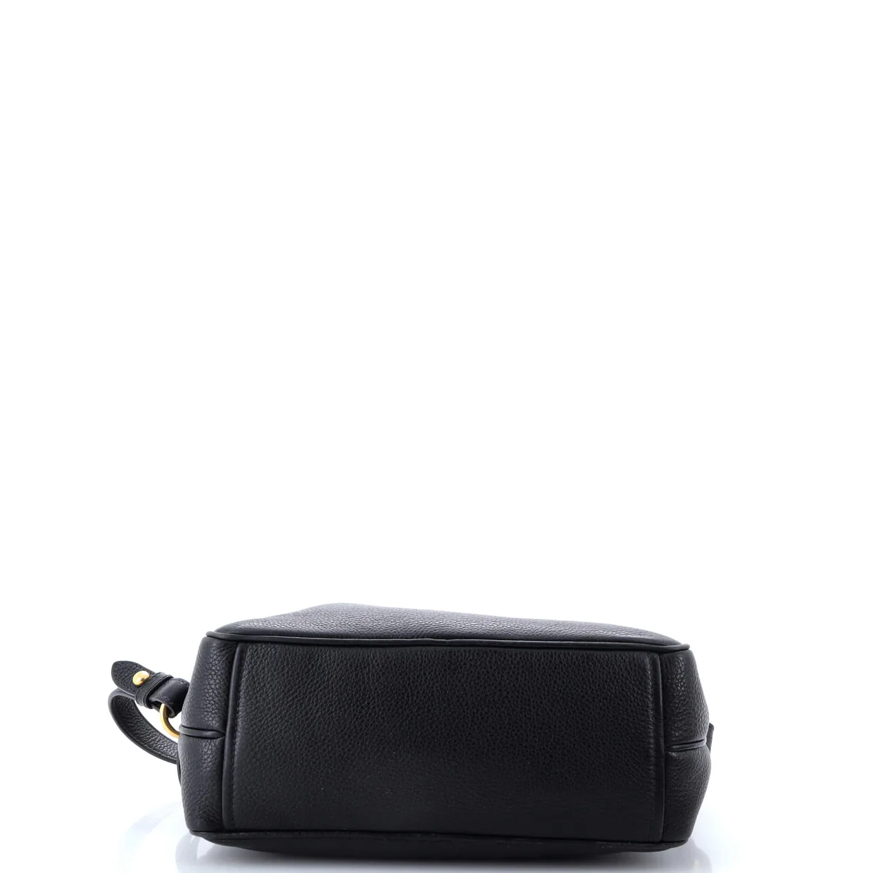 Double Zip Camera Bag Vitello Phenix Medium - Deep Luxury