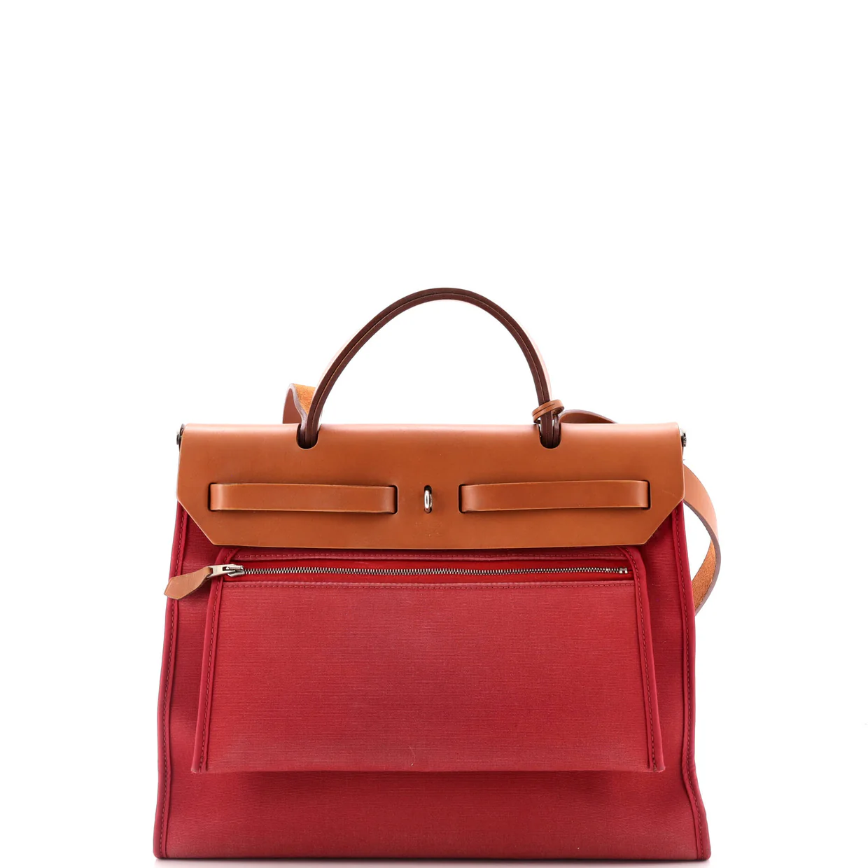 Herbag Zip Leather and Toile 31 - Deep Luxury