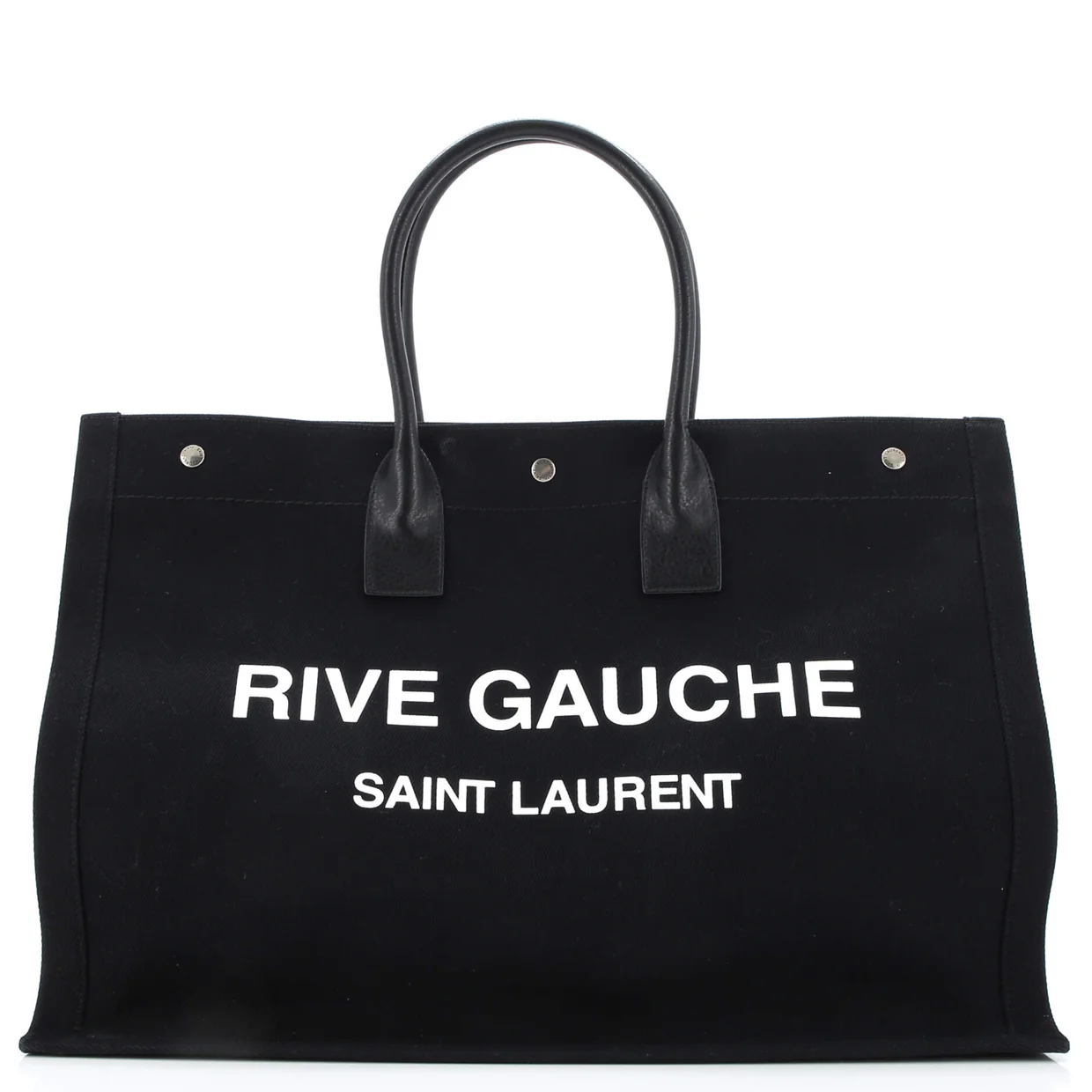 Rive Gauche Shopper Tote Canvas Large - Deep Luxury