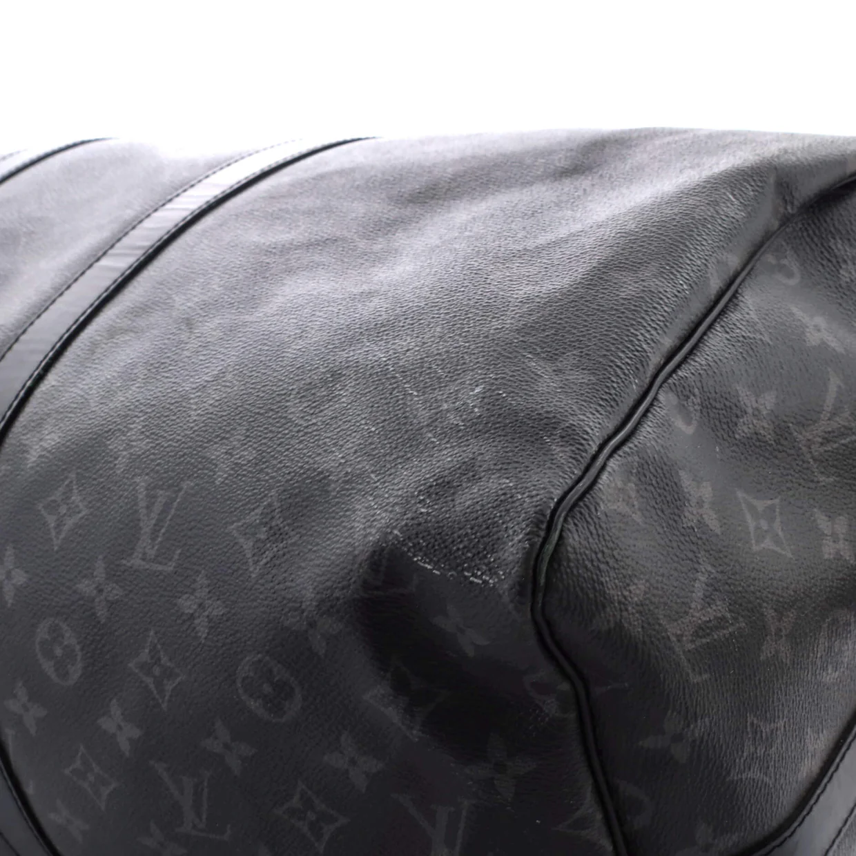 Keepall Bandouliere Bag Monogram Eclipse Canvas 55 - Deep Luxury
