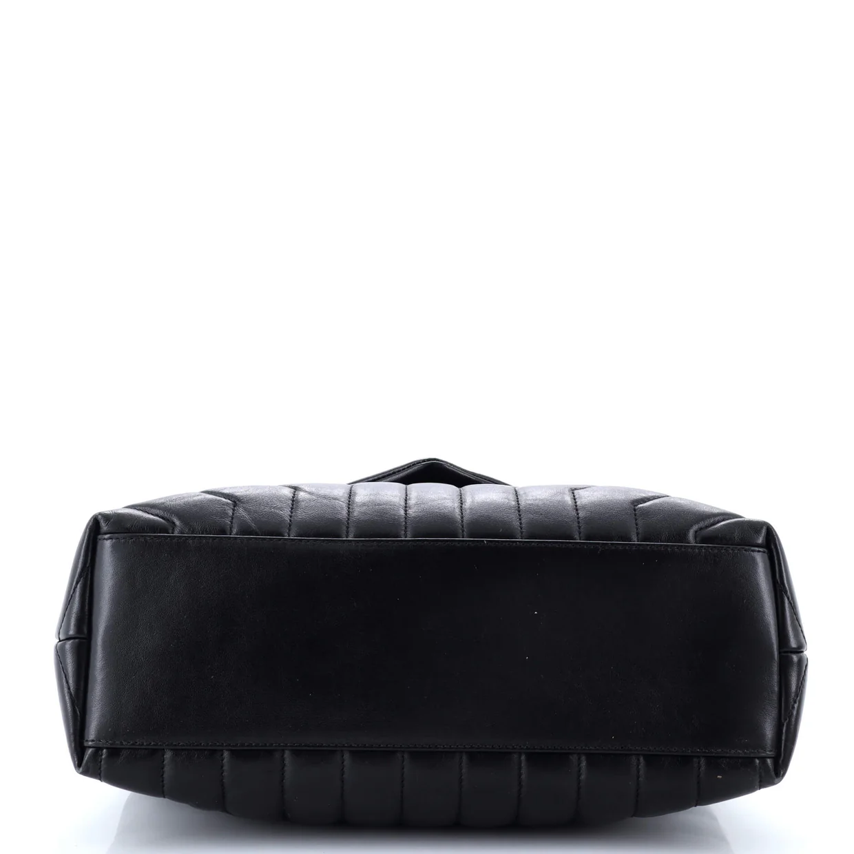 Loulou Shoulder Bag Matelasse Chevron Leather Medium - Deep Luxury