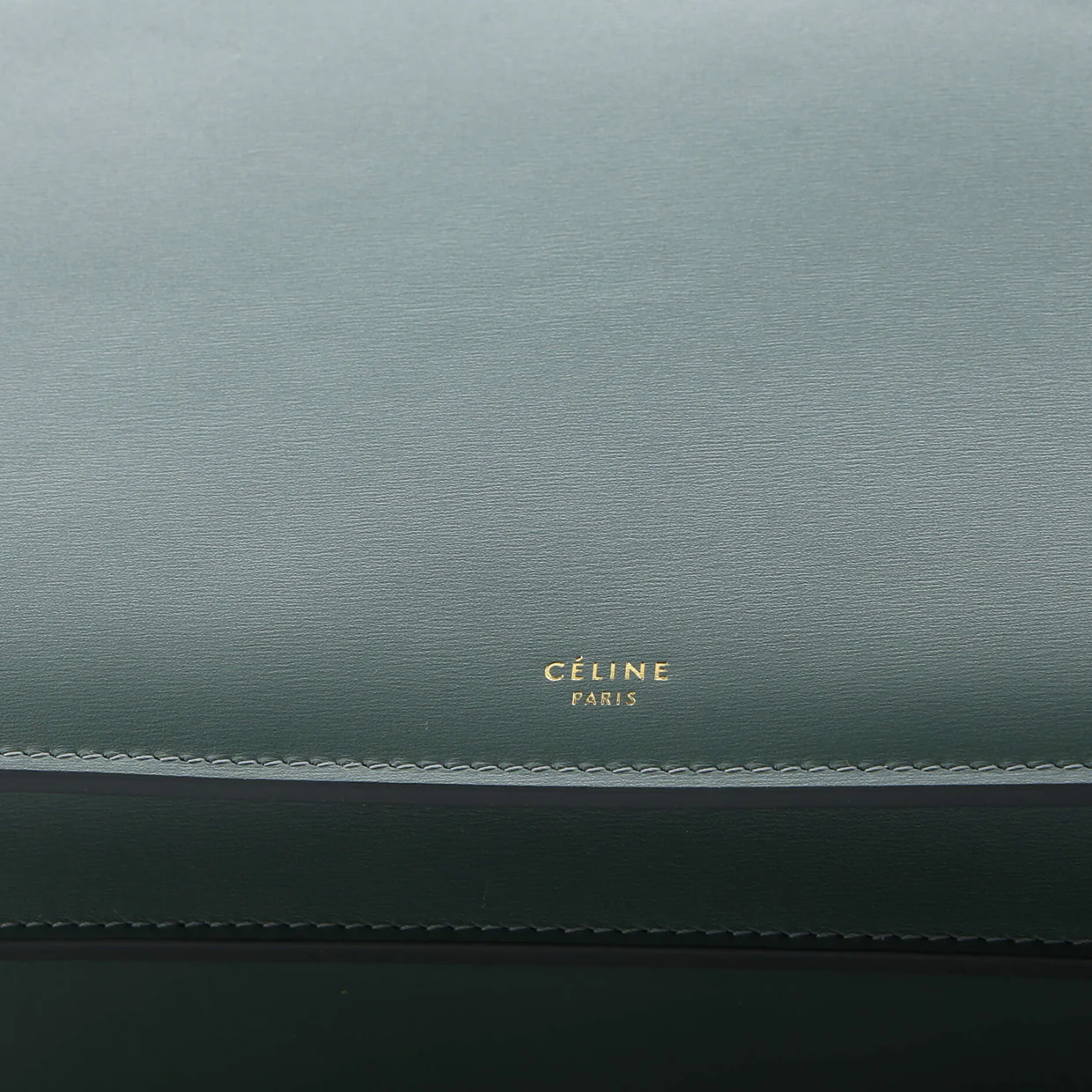 Clasp Top Handle Bag Leather Medium - Deep Luxury