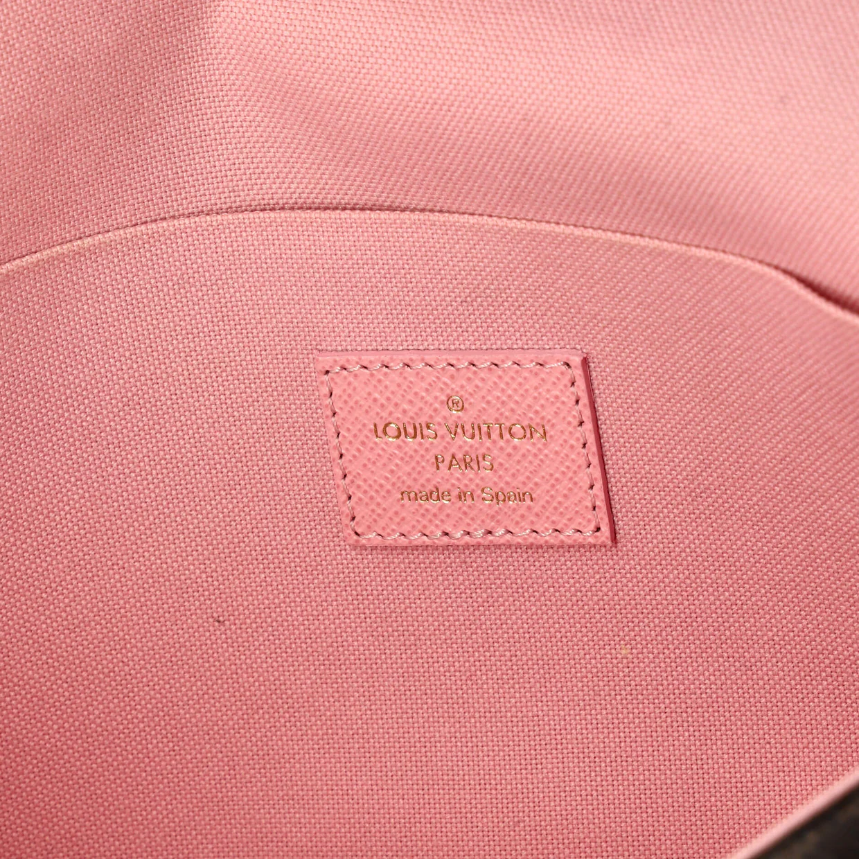 Felicie Pochette Flower Printed Studded Damier - Deep Luxury