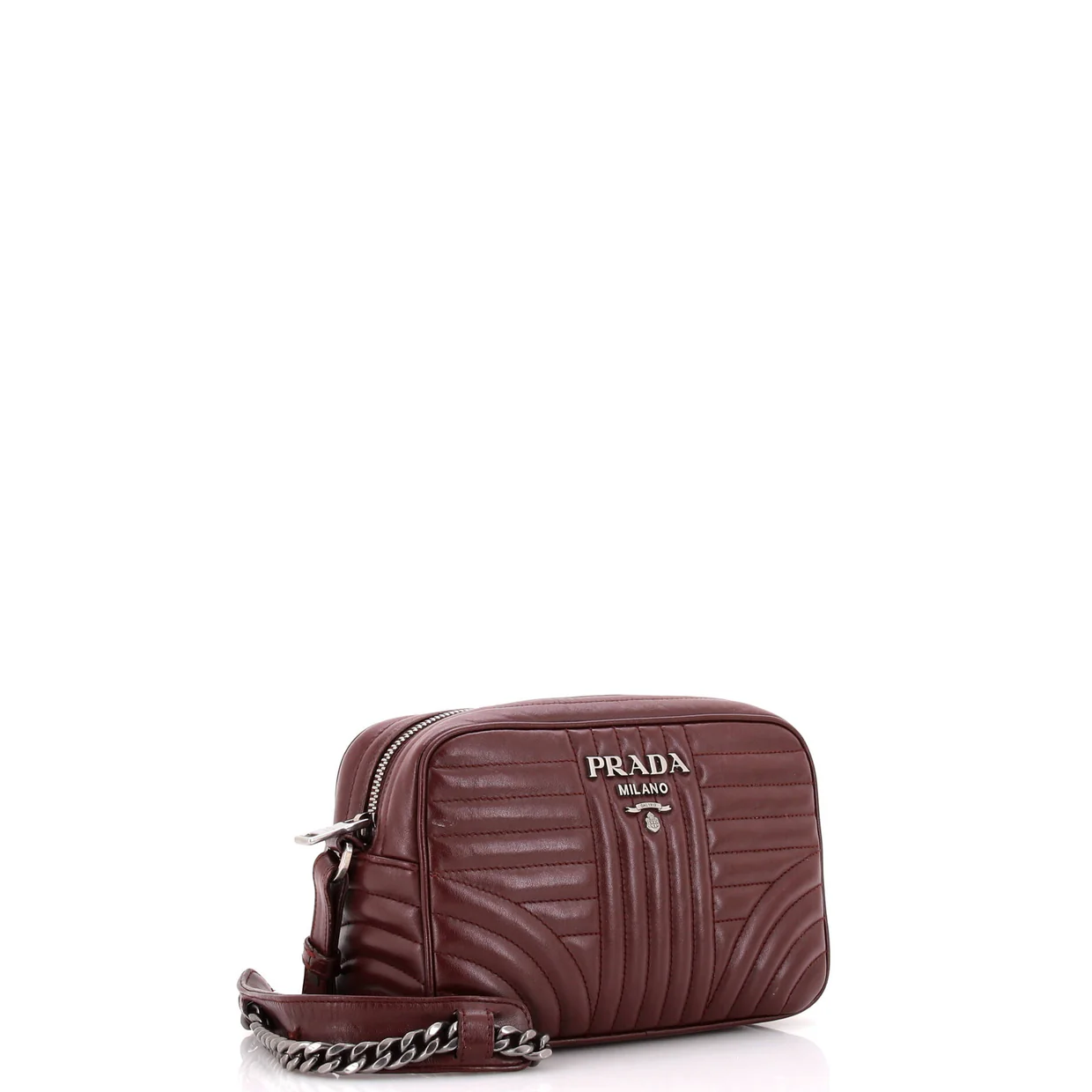 Camera Bag Diagramme Quilted Leather Small - Deep Luxury