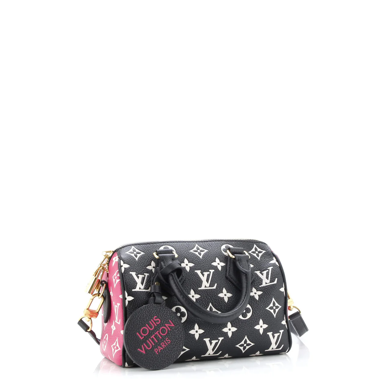 Speedy Bandouliere Bag Spring in the City Monogram Empreinte Leather 20 - Deep Luxury