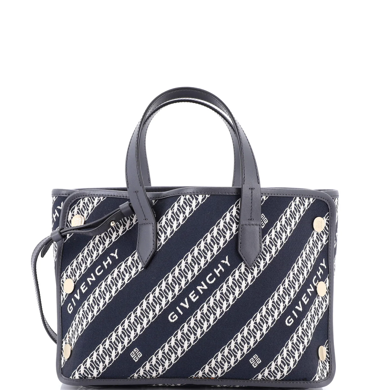 Bond Shopper Tote Logo Jacquard Canvas Mini - Deep Luxury