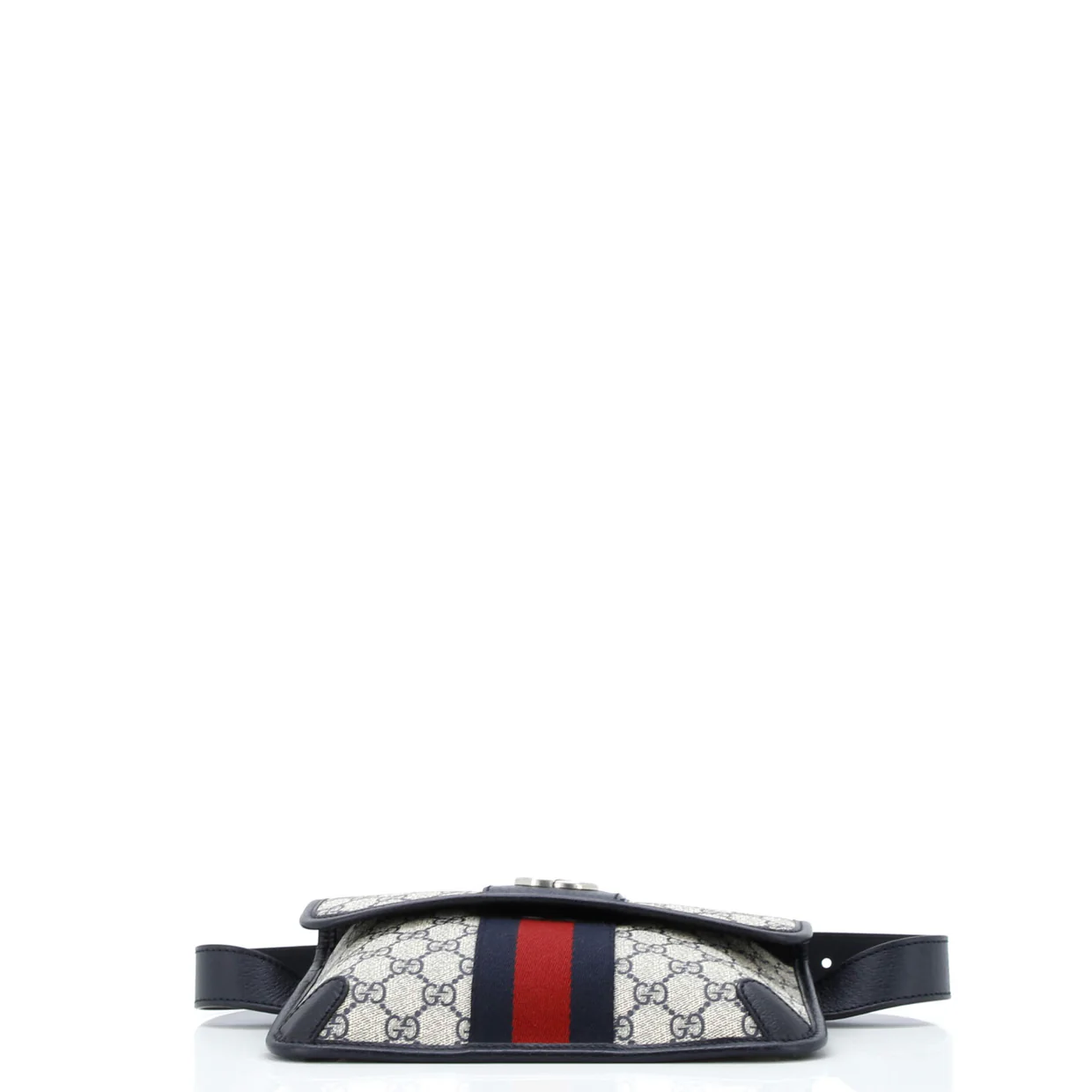 Ophidia Flap Belt Bag GG Coated Canvas with Leather - Deep Luxury