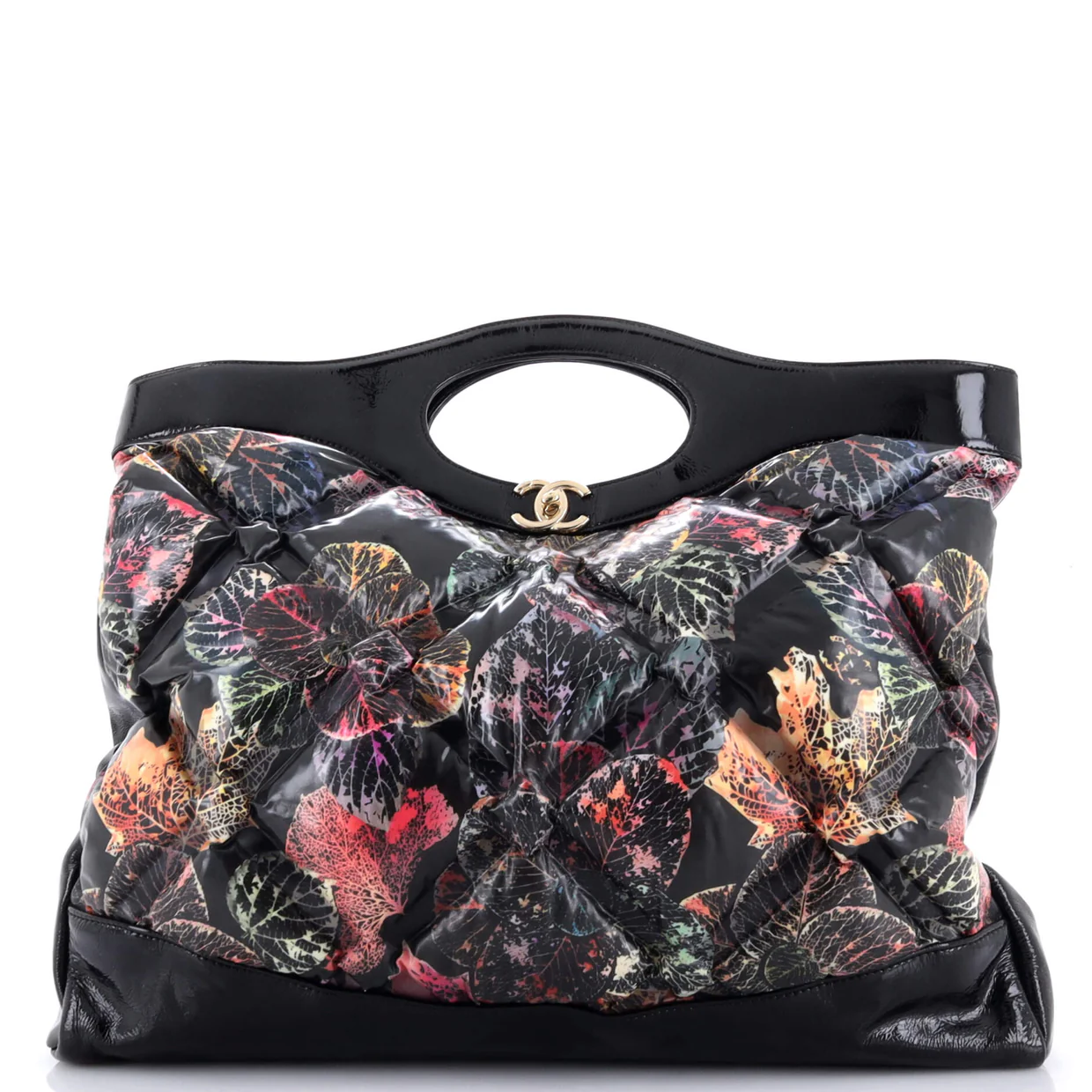 31 Shopping Bag Quilted Printed Puffy Leather XL - Deep Luxury