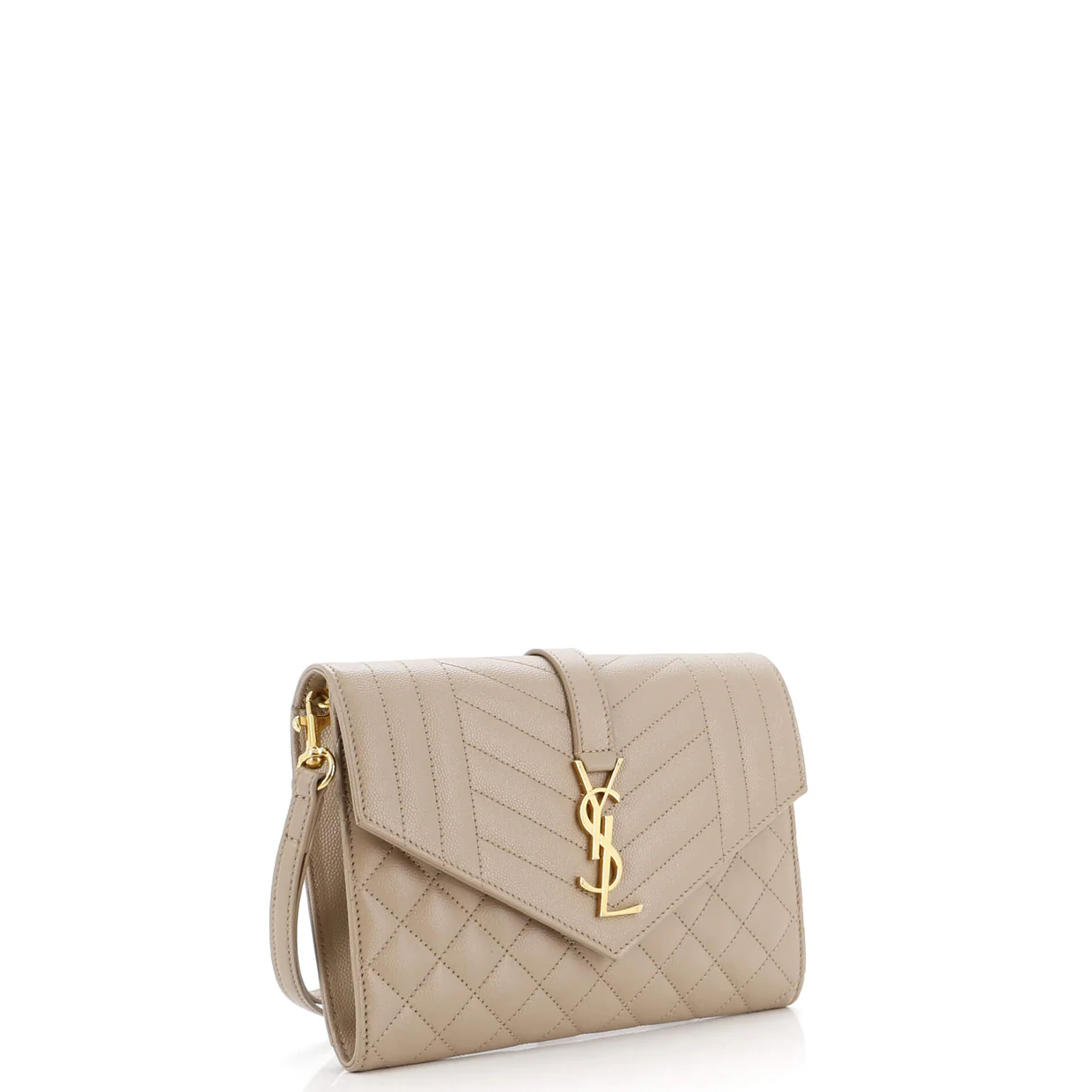 Classic Monogram Envelope Wristlet Clutch Mixed Matelasse Leather - Deep Luxury