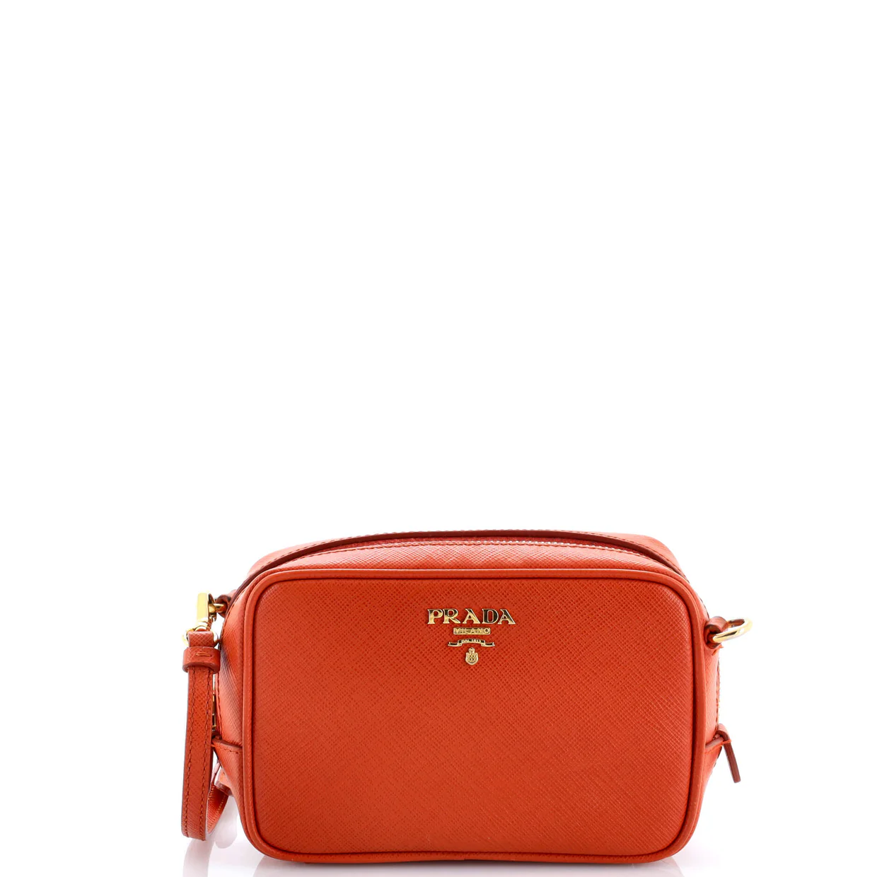 Camera Shoulder Bag Saffiano Leather Mini - Deep Luxury