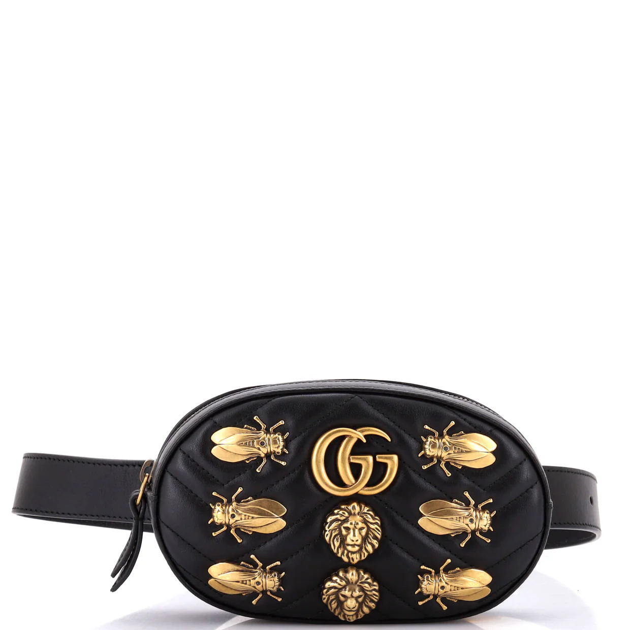 GG Marmont Belt Bag Embellished Matelasse Leather - Deep Luxury