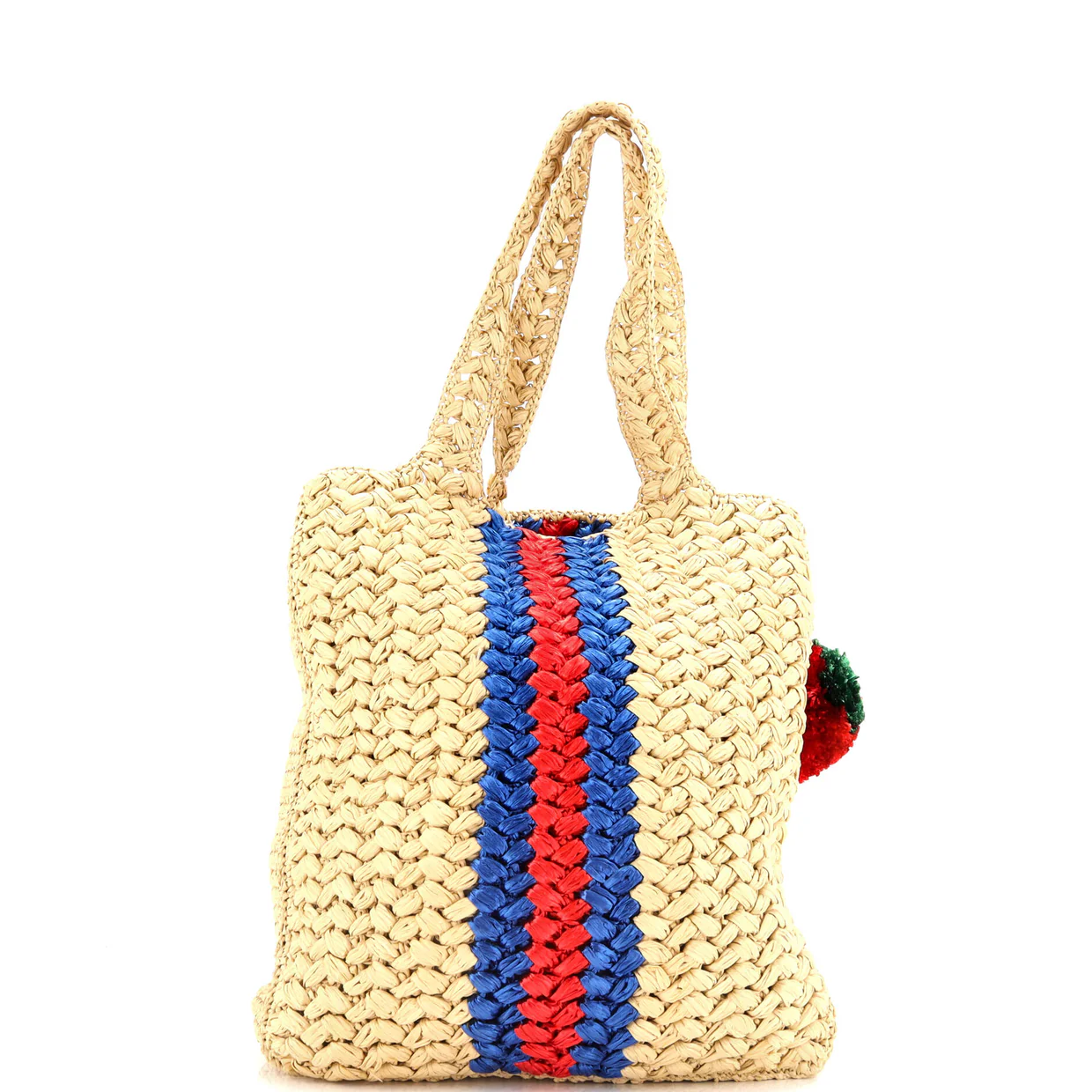 Blondie NM Open Tote Raffia Small - Deep Luxury