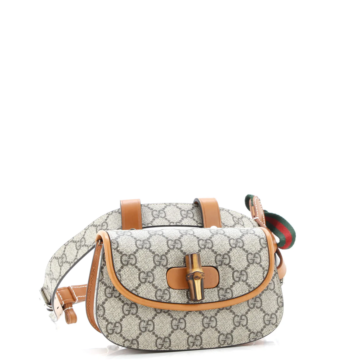 Bamboo 1947 Belt Bag GG Coated Canvas Mini - Deep Luxury