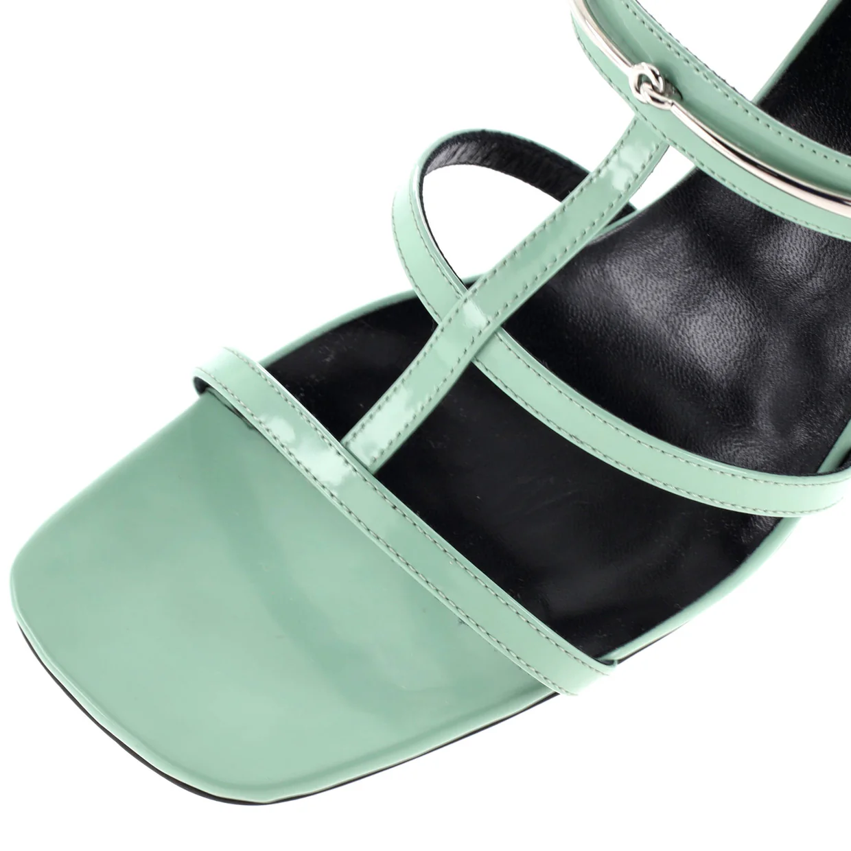 Women's Horsebit Cage Heeled Sandals Leather - Deep Luxury