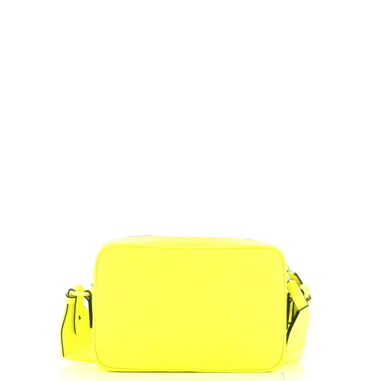 Front Zip Crossbody Bag GG Rubber Effect Leather Small - Deep Luxury