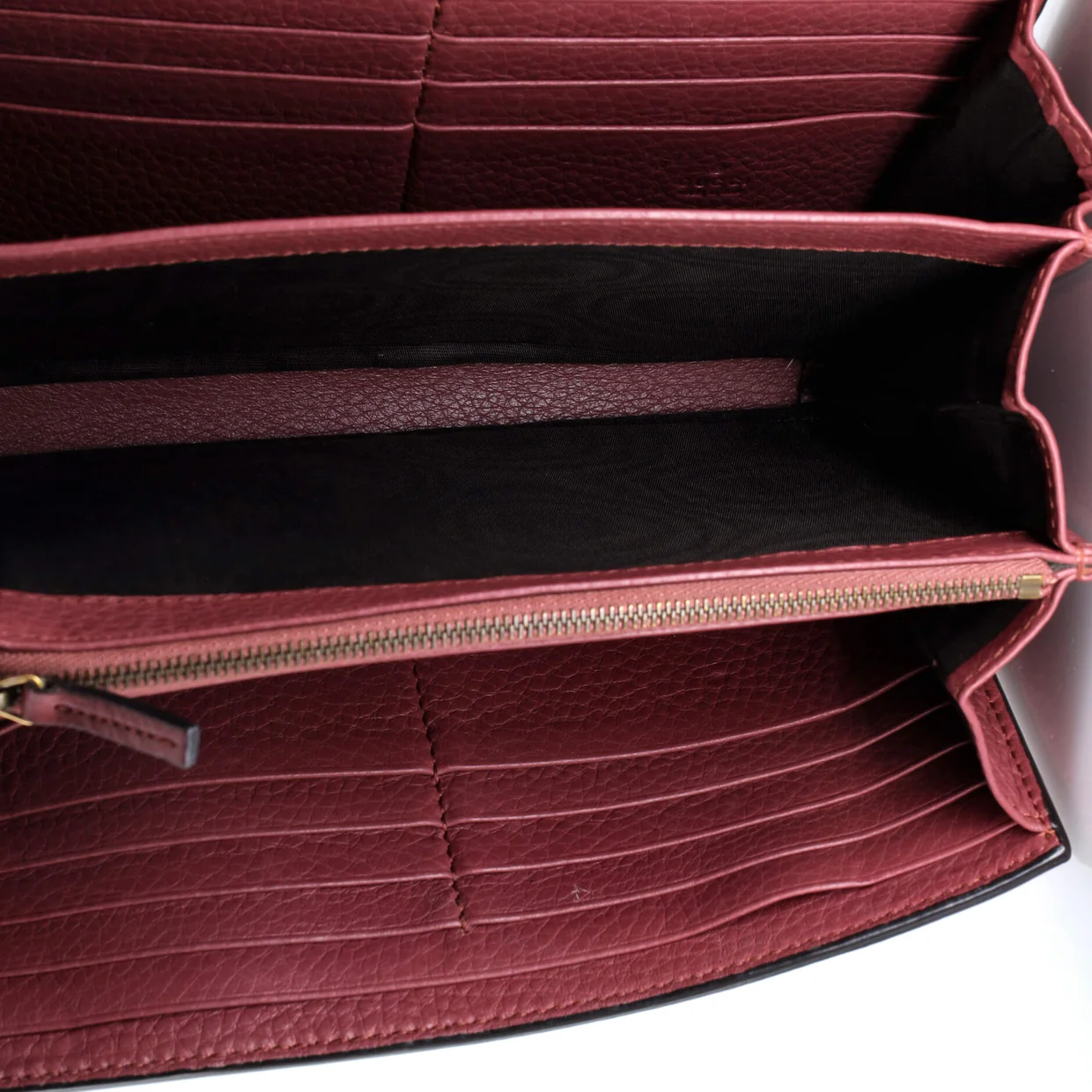 GG Marmont Chain Wallet Leather Mini - Deep Luxury