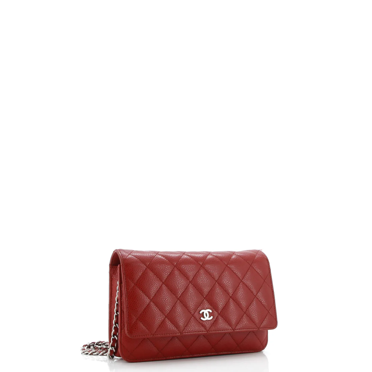 Wallet on Chain Quilted Caviar - Deep Luxury