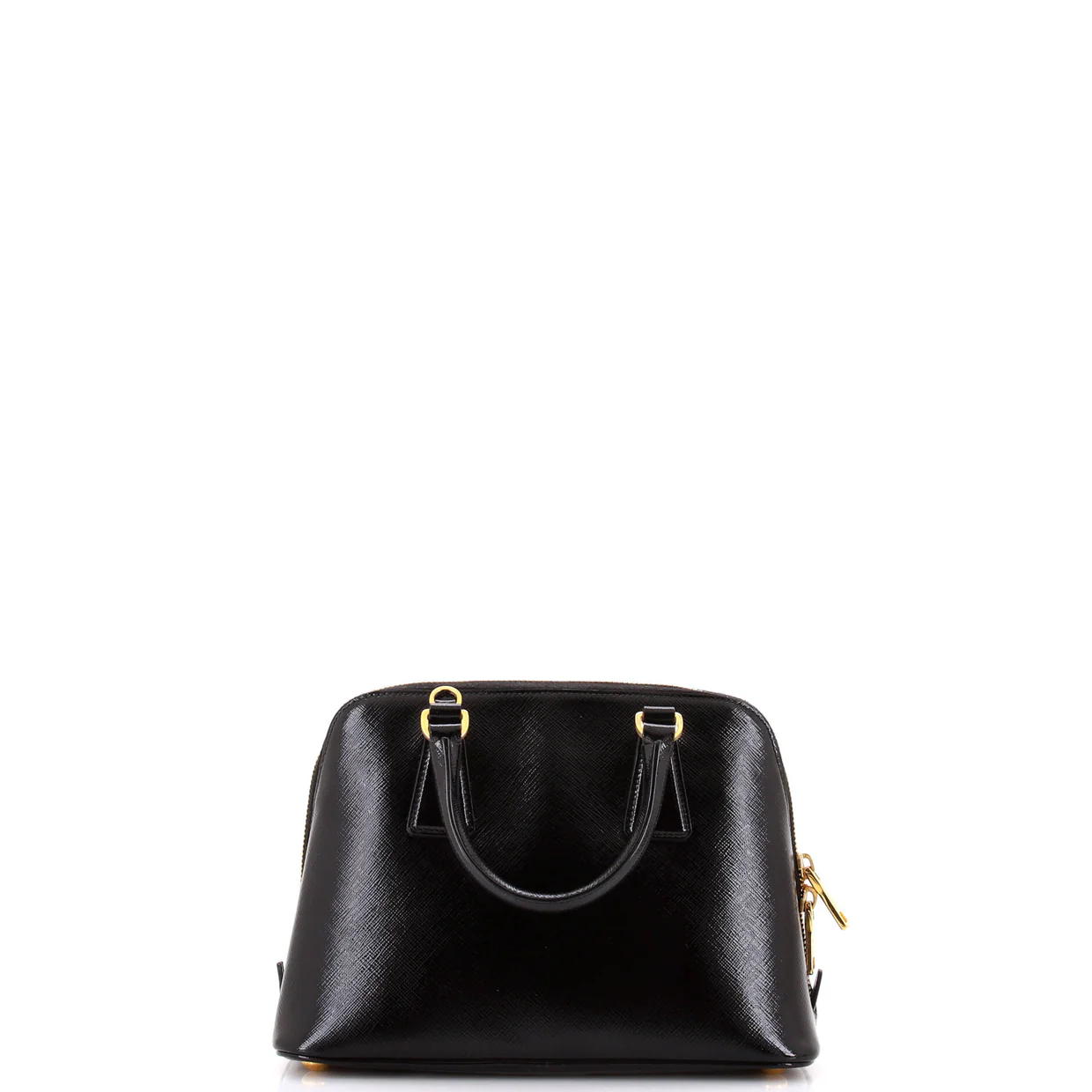 Promenade Bag Vernice Saffiano Leather Small - Deep Luxury
