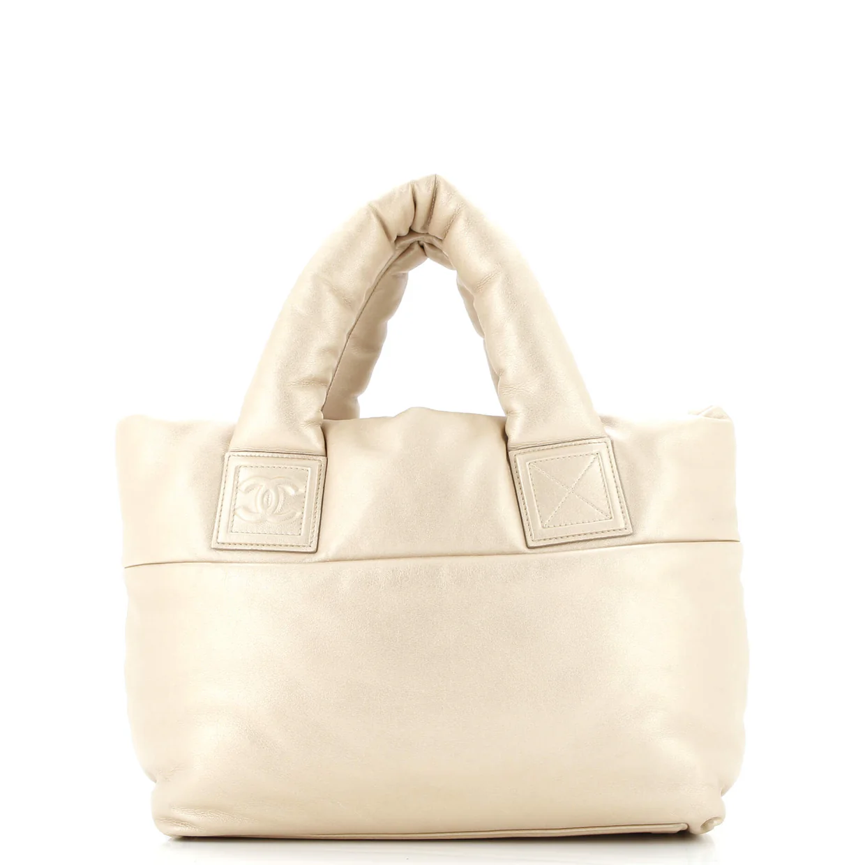 Coco Cocoon Reversible Tote Quilted Lambskin Small - Deep Luxury