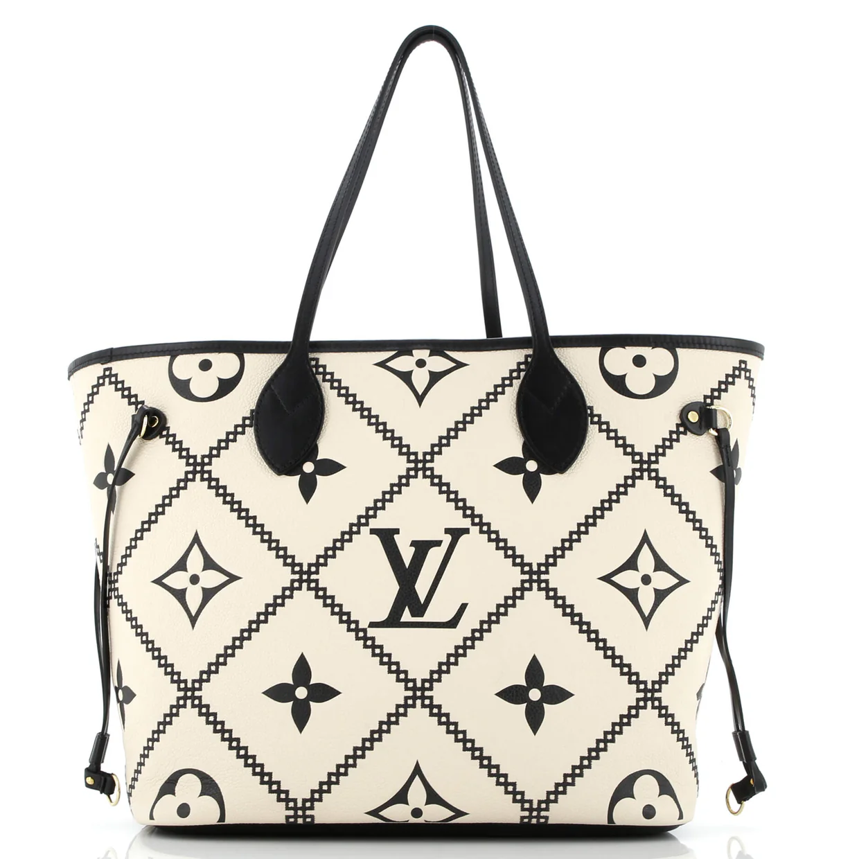 Neverfull NM Tote Monogram Empreinte Giant Broderies MM - Deep Luxury