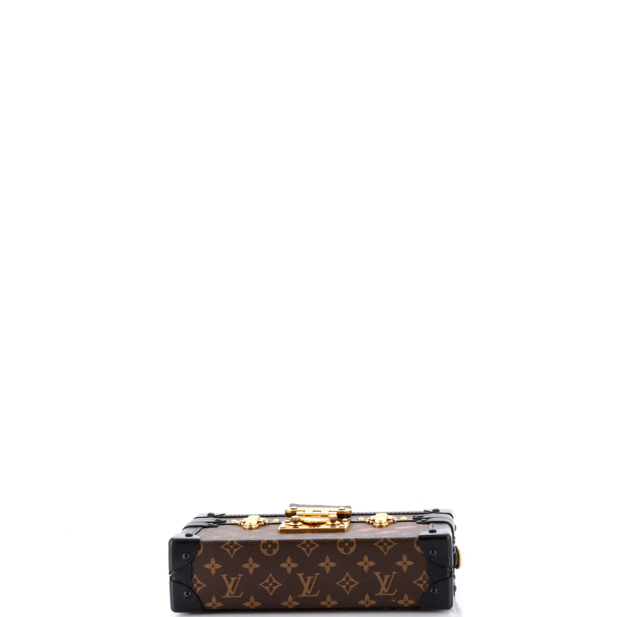 Petite Malle Handbag Monogram Canvas - Deep Luxury