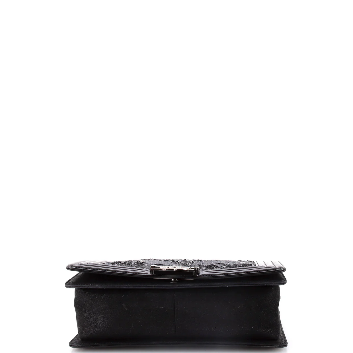 Boy Flap Bag Sequin with Patent Old Medium - Deep Luxury