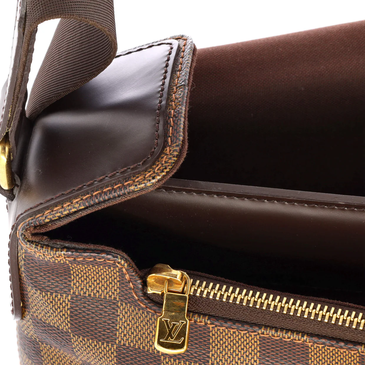 Spencer Messenger Bag Damier - Deep Luxury