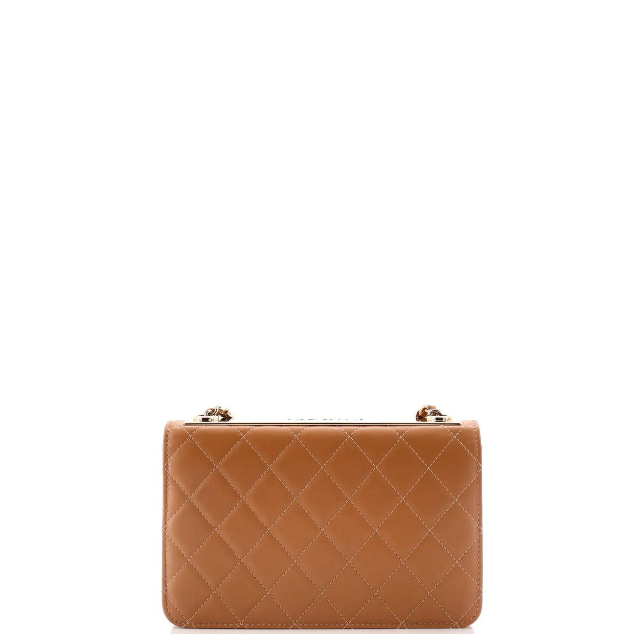 Trendy CC Wallet on Chain NM Quilted Lambskin - Deep Luxury