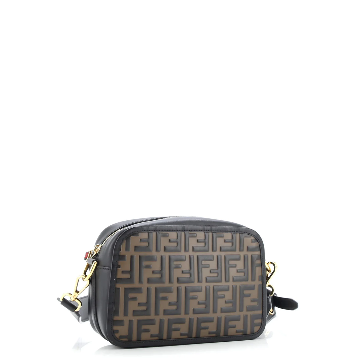Camera Bag Zucca Embossed Leather Medium - Deep Luxury