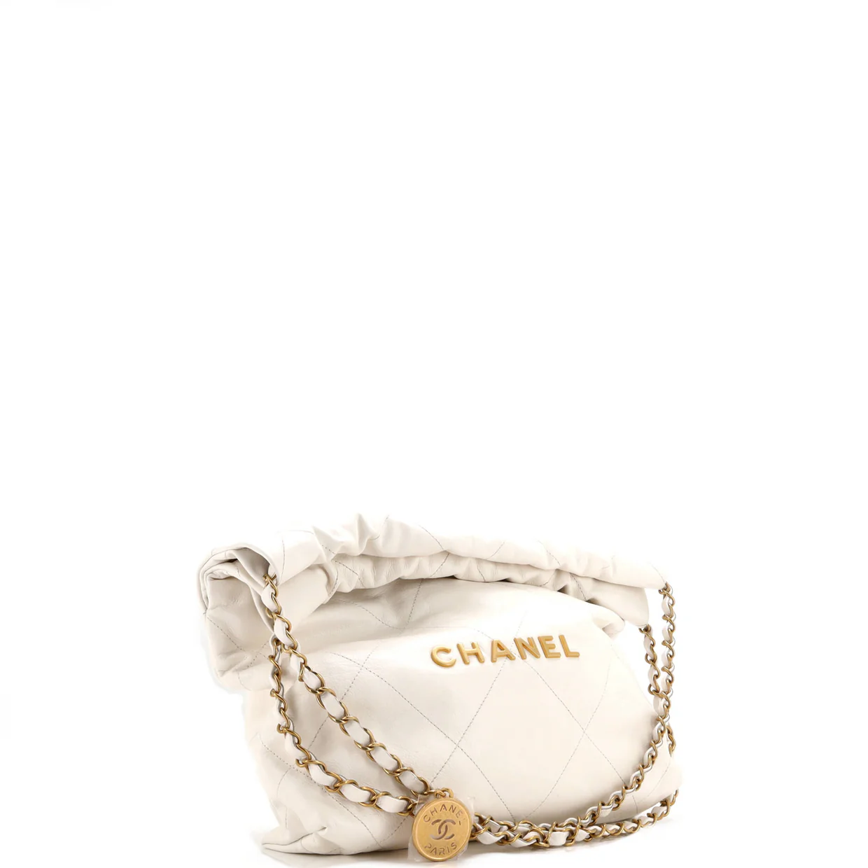 22 Chain Hobo Quilted Calfskin Small - Deep Luxury