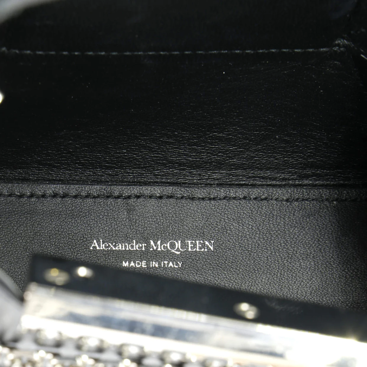 Jewelled Hobo Leather Mini - Deep Luxury