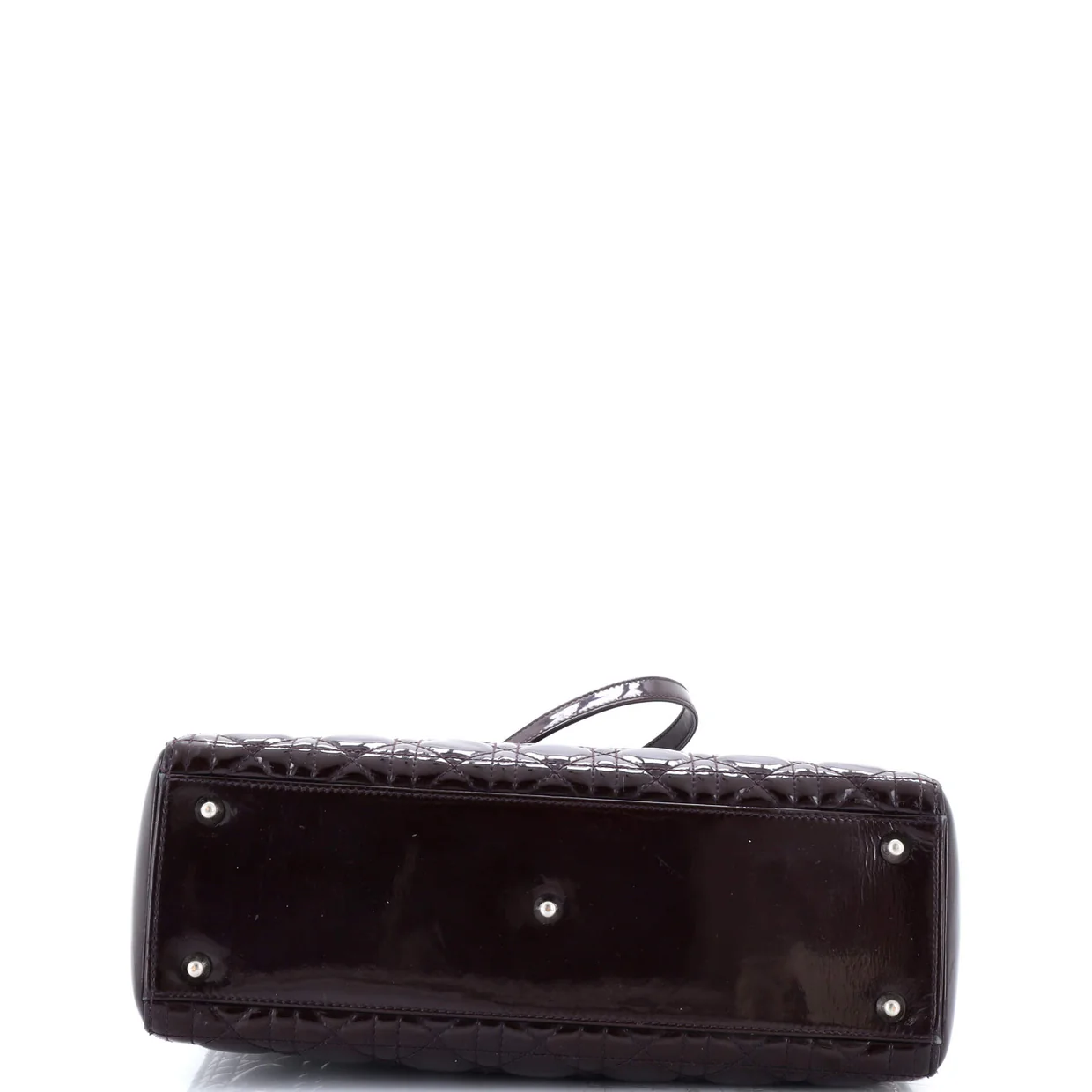 Lady Dior Bag Cannage Quilt Patent Large - Deep Luxury