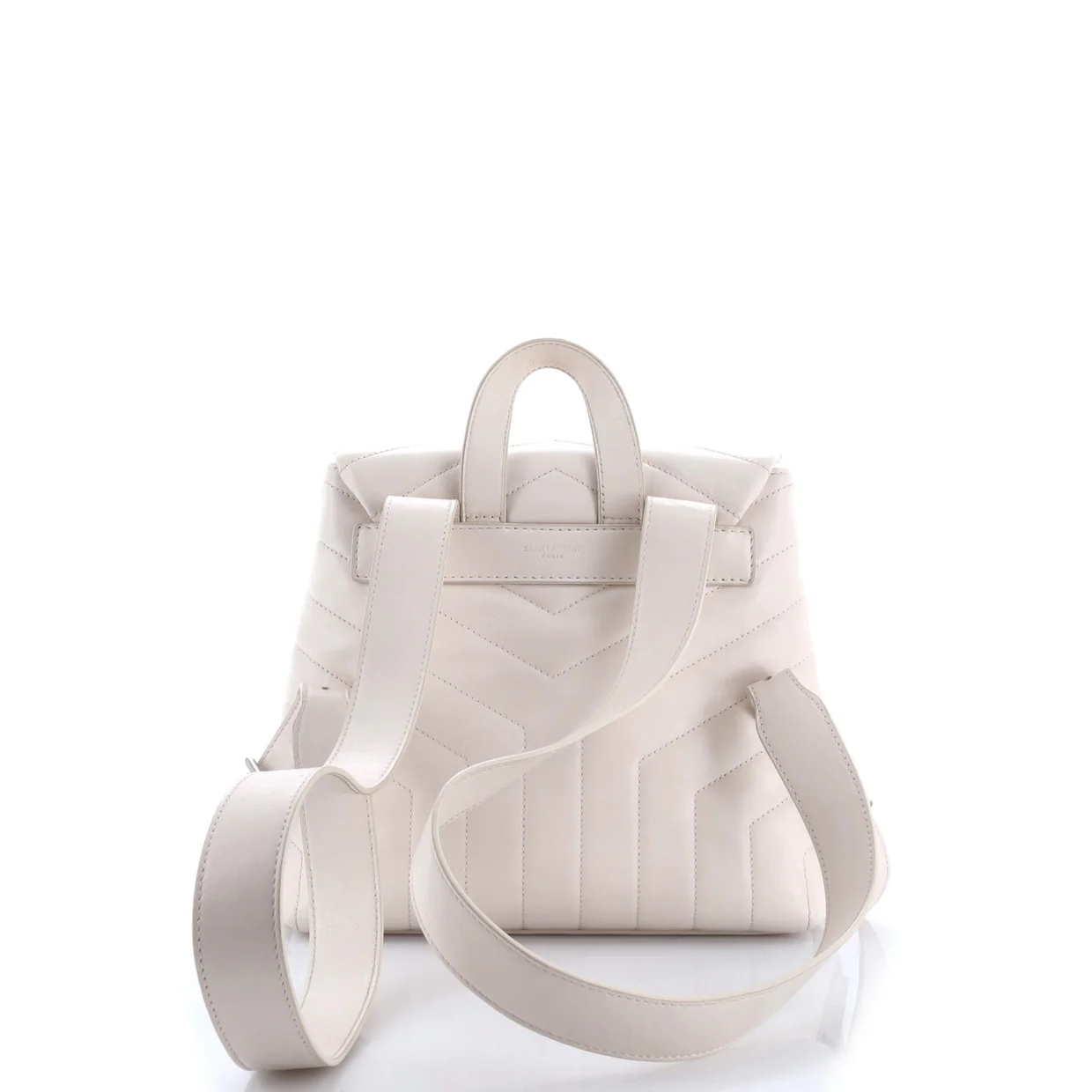 LouLou Backpack Matelasse Chevron Leather Small - Deep Luxury