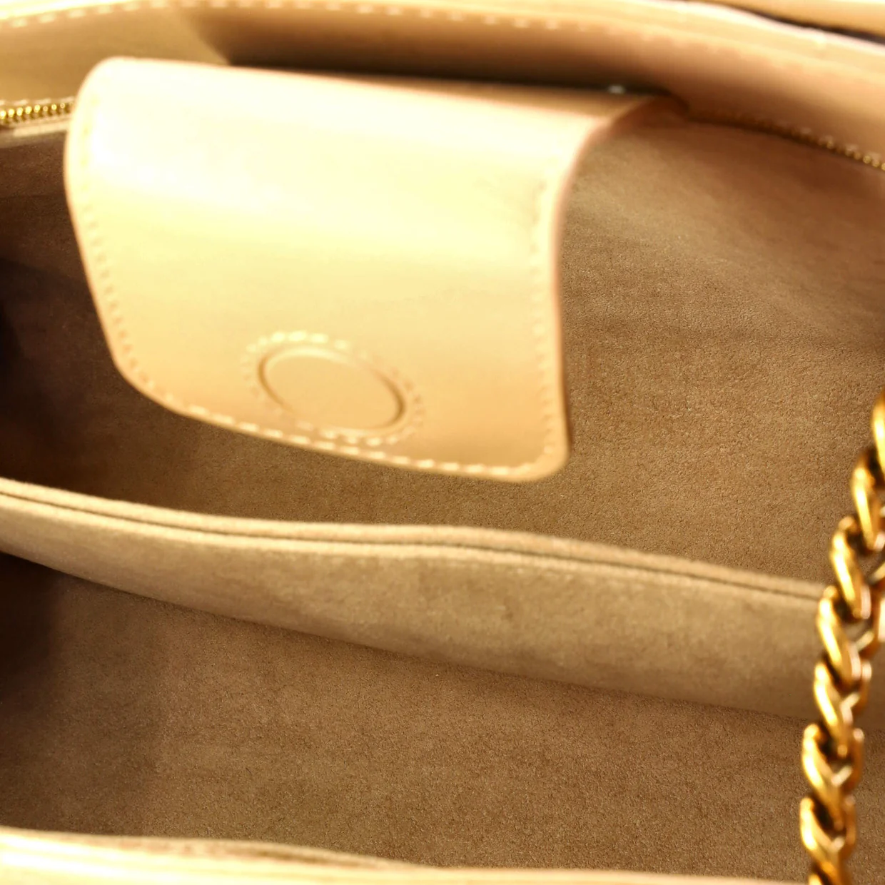 New Wave Chain Tote Quilted Leather - Deep Luxury