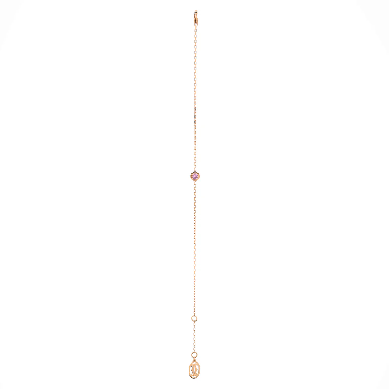 D'Amour Bracelet 18K Rose Gold with Pink Sapphire - Deep Luxury