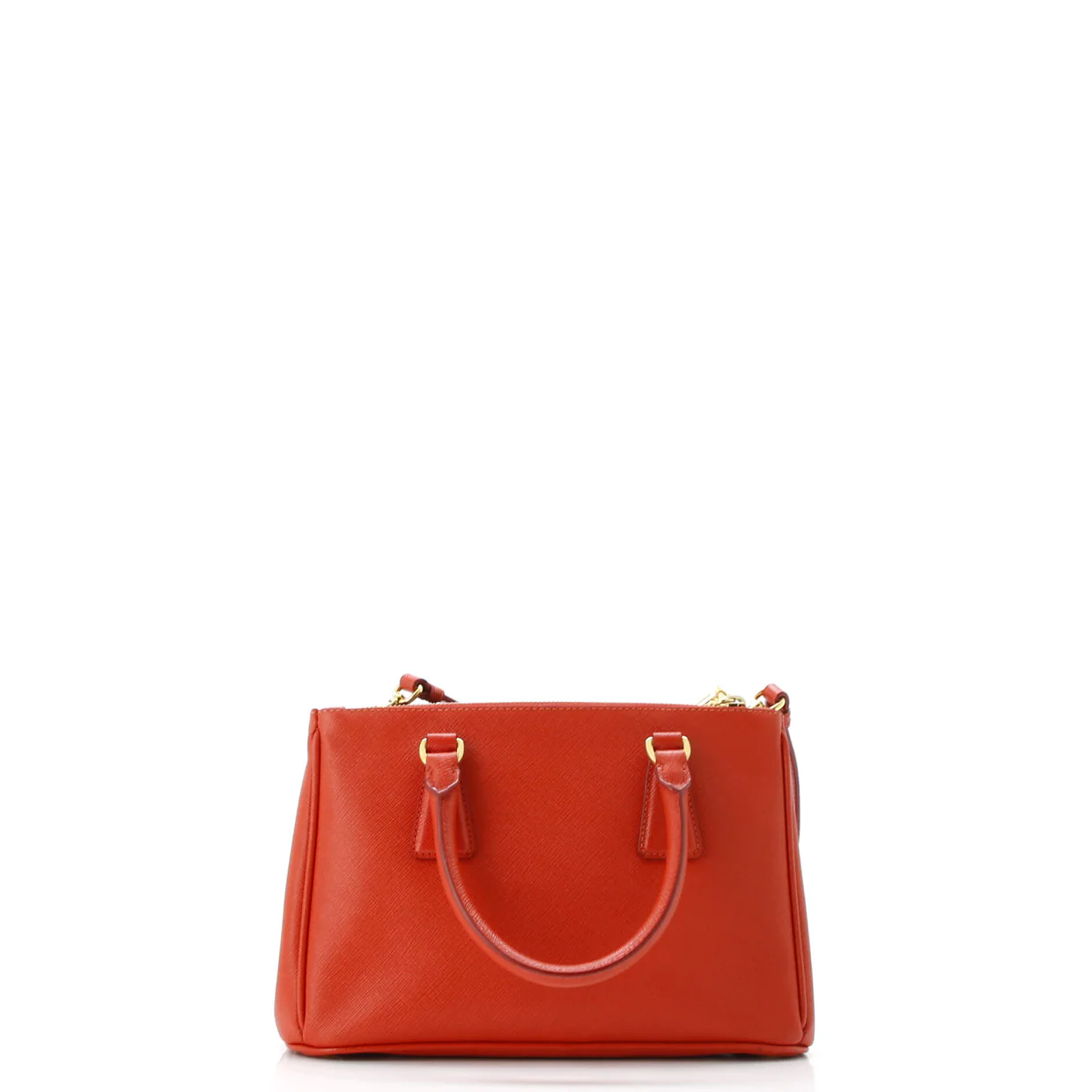 Double Zip Lux Tote Saffiano Leather Mini - Deep Luxury