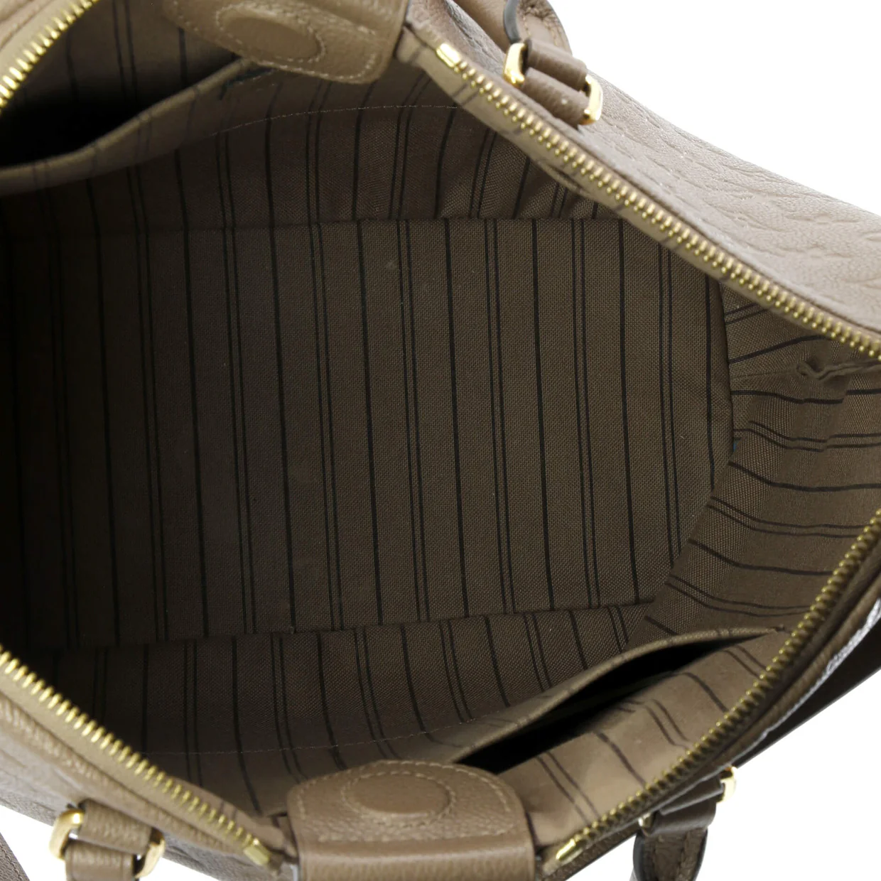 Mazarine Handbag Monogram Empreinte Leather MM - Deep Luxury