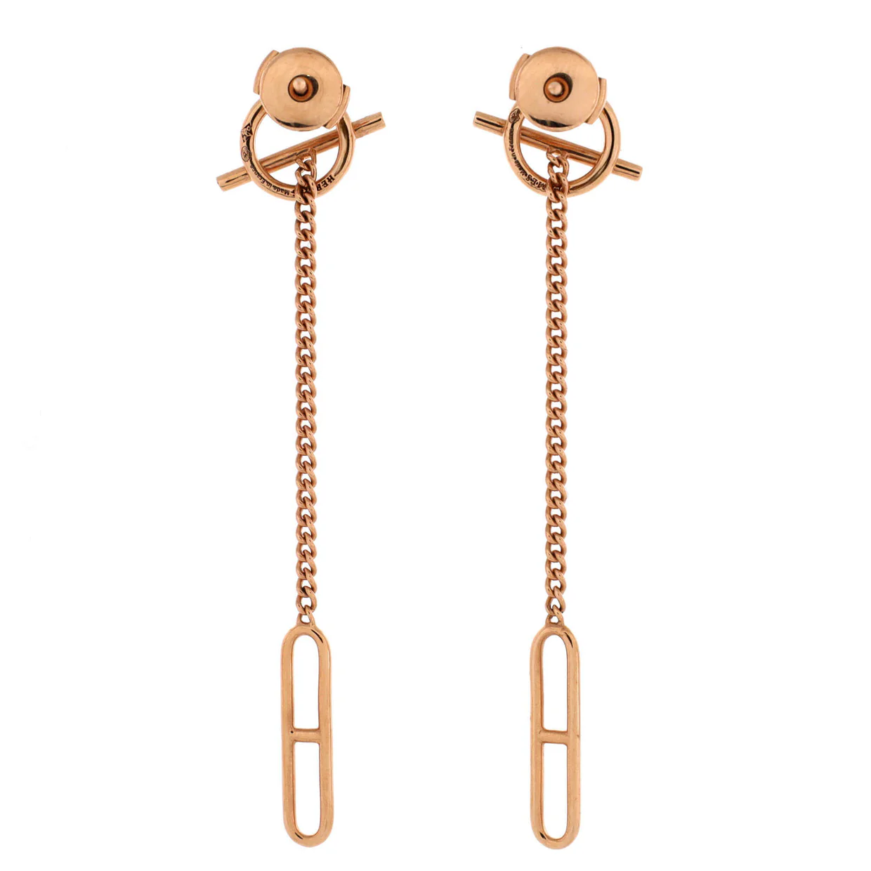 Echappee Drop Earrings 18K Rose Gold - Deep Luxury